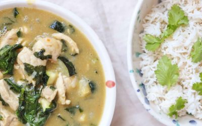 Chicken and Zucchini Green Curry
